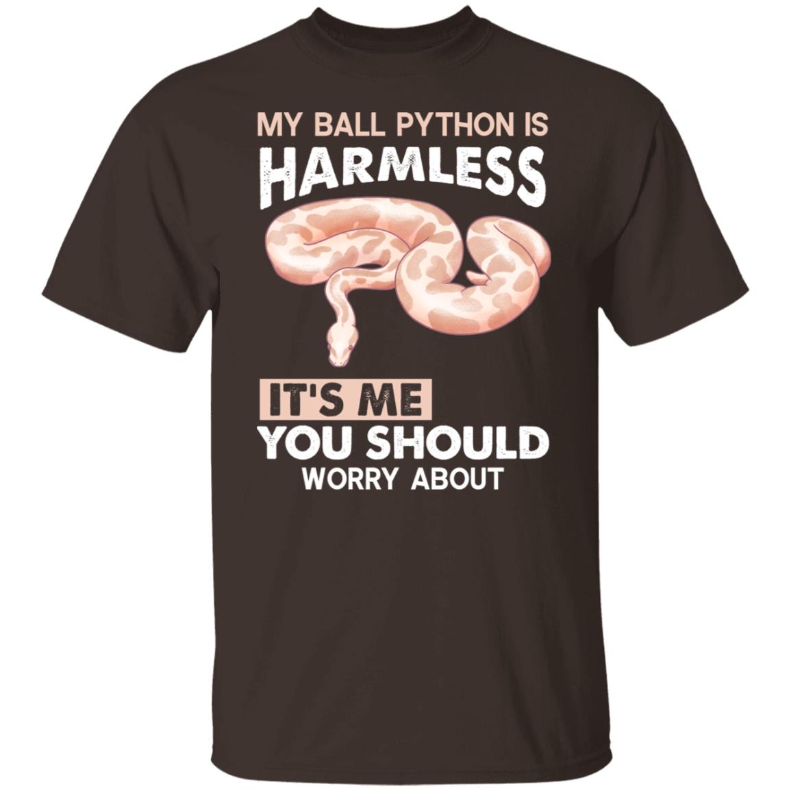 My Ball Python Is Harmless, It's Me You Should Worry About - Men's T-Shirt