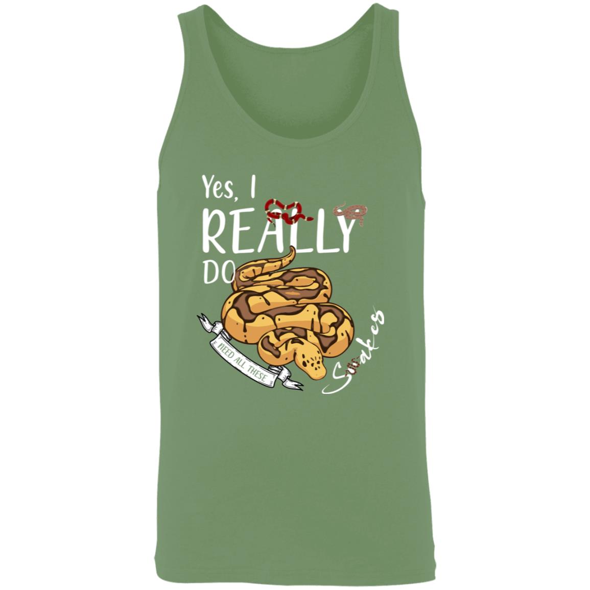 Yes, I Really Do Need All These Snakes - Unisex Tank Top