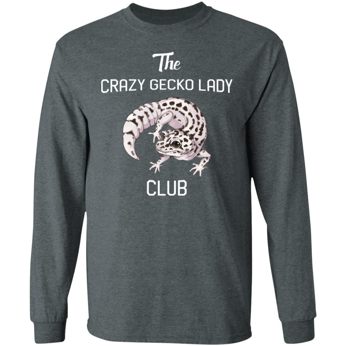 The Crazy Gecko Lady Club - Mens Long Sleeved T-Shirt