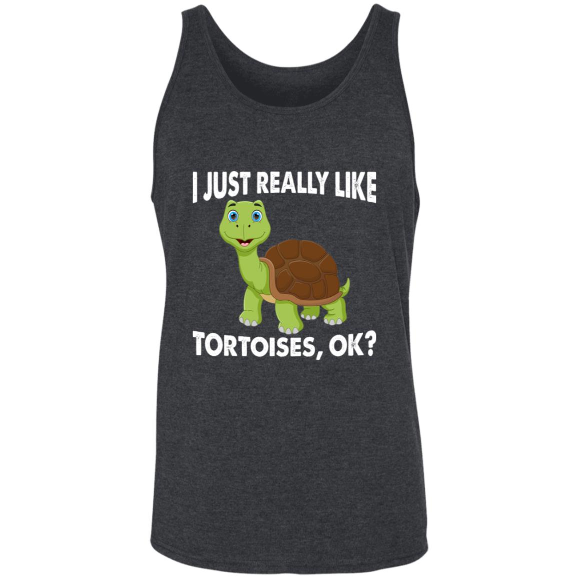 I Just Really Like Tortoises, Ok? - Unisex Tank Top