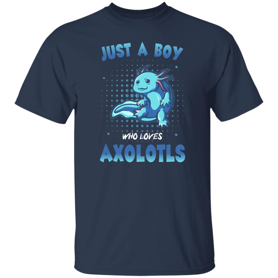 Just A Boy Who Loves Axolotls - Men's T-Shirt