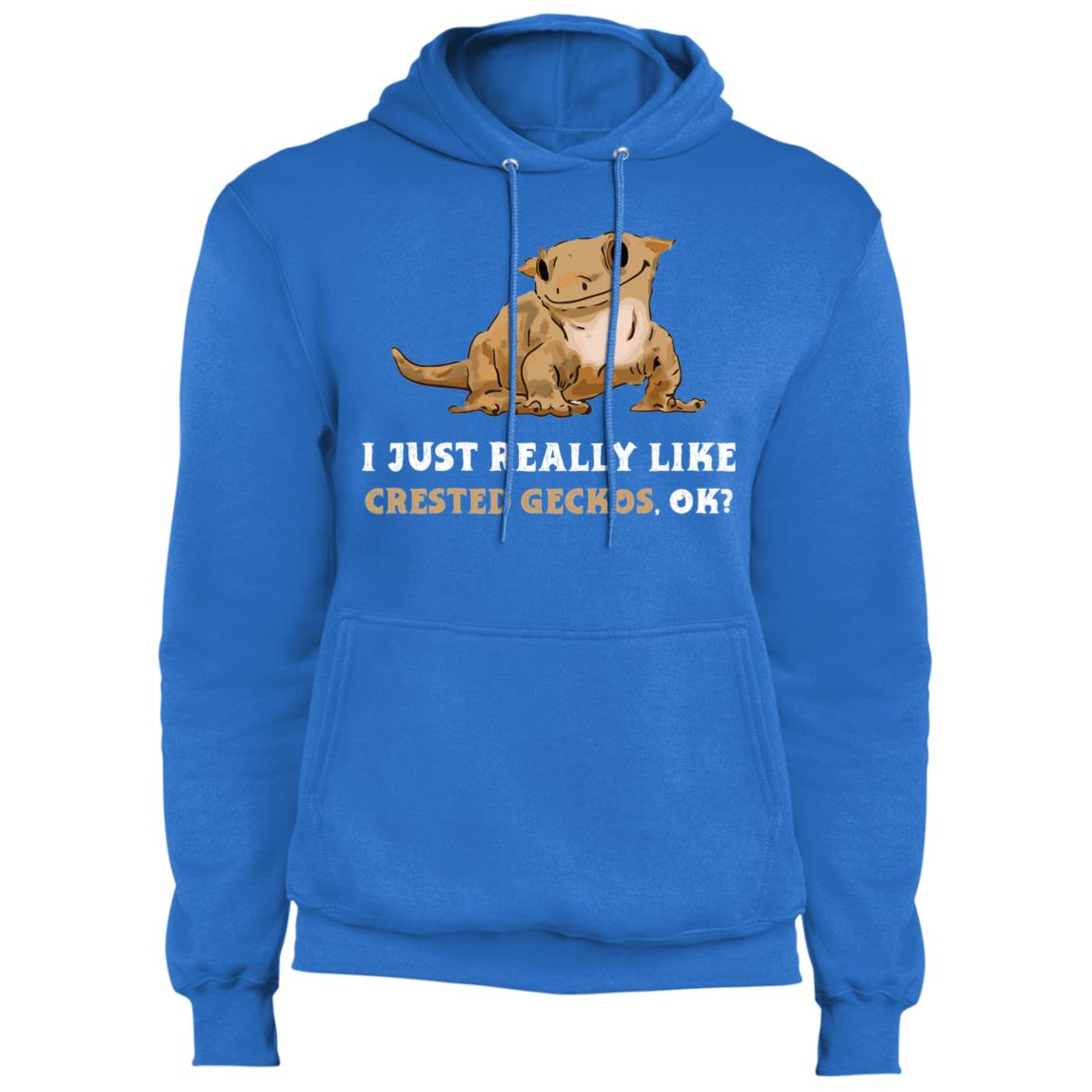 I Just Really Like Crested Geckos, Ok? - Unisex Fleece Pullover Hoodie