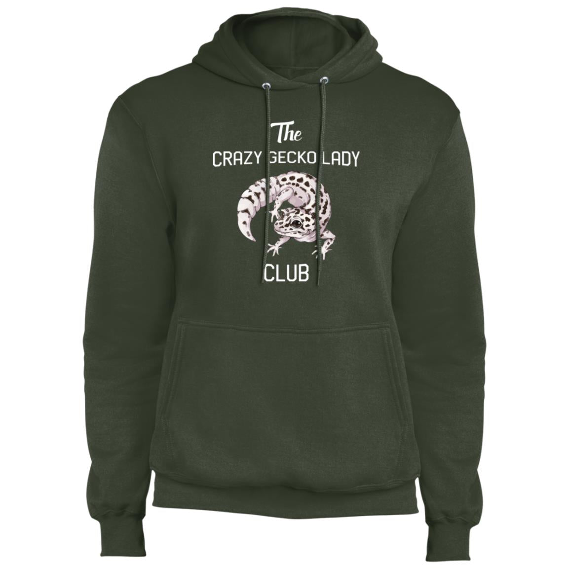 The Crazy Gecko Lady Club - Unisex Fleece Pullover Hoodie