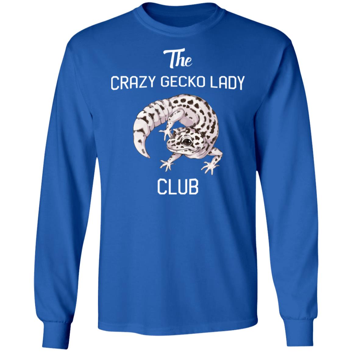 The Crazy Gecko Lady Club - Mens Long Sleeved T-Shirt