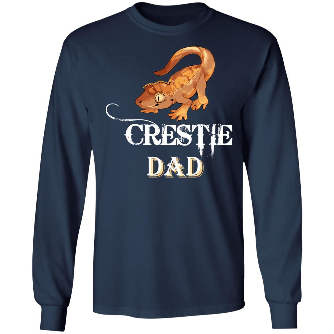 Crestie Dad - Long Sleeved Men's T-Shirt