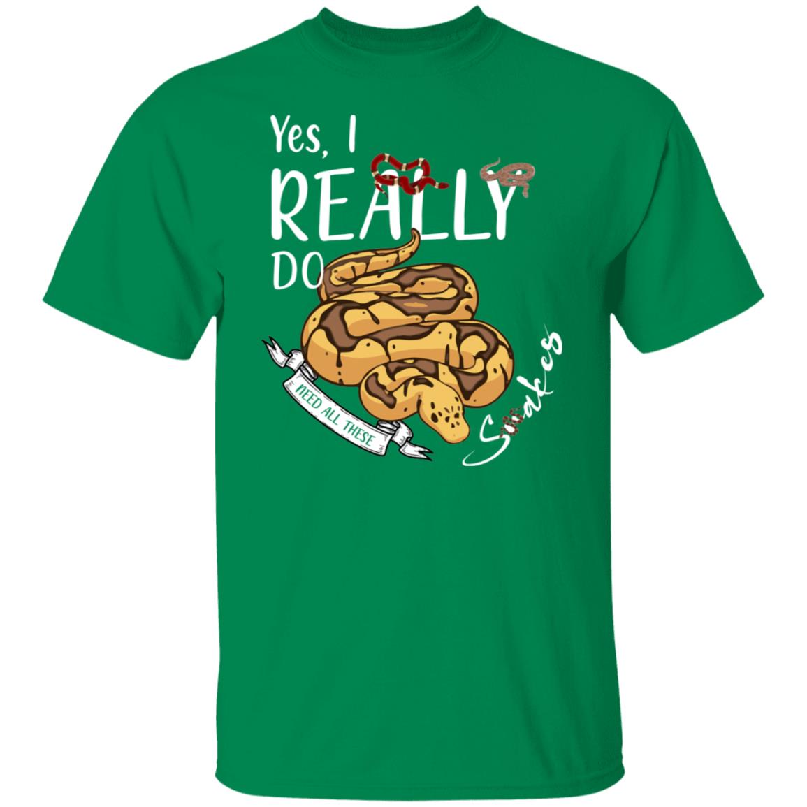 Yes, I Really Do Need All These Snakes - Mens T-Shirt