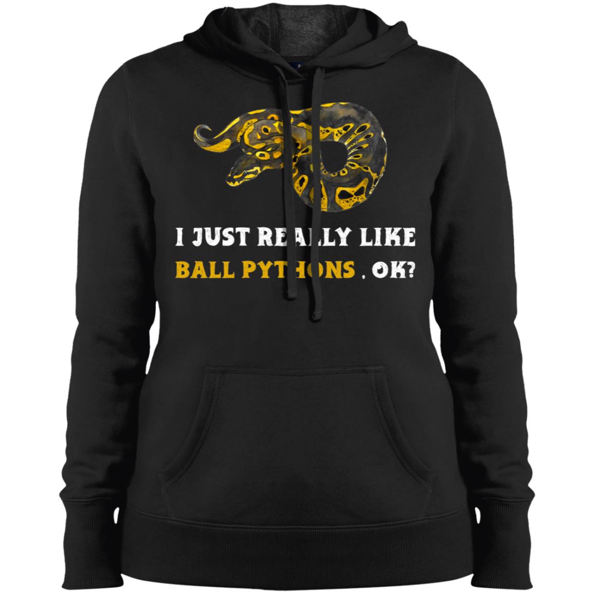 I Just Really Like Ball Pythons, Ok? - Women's Pullover Hooded Sweatshirt