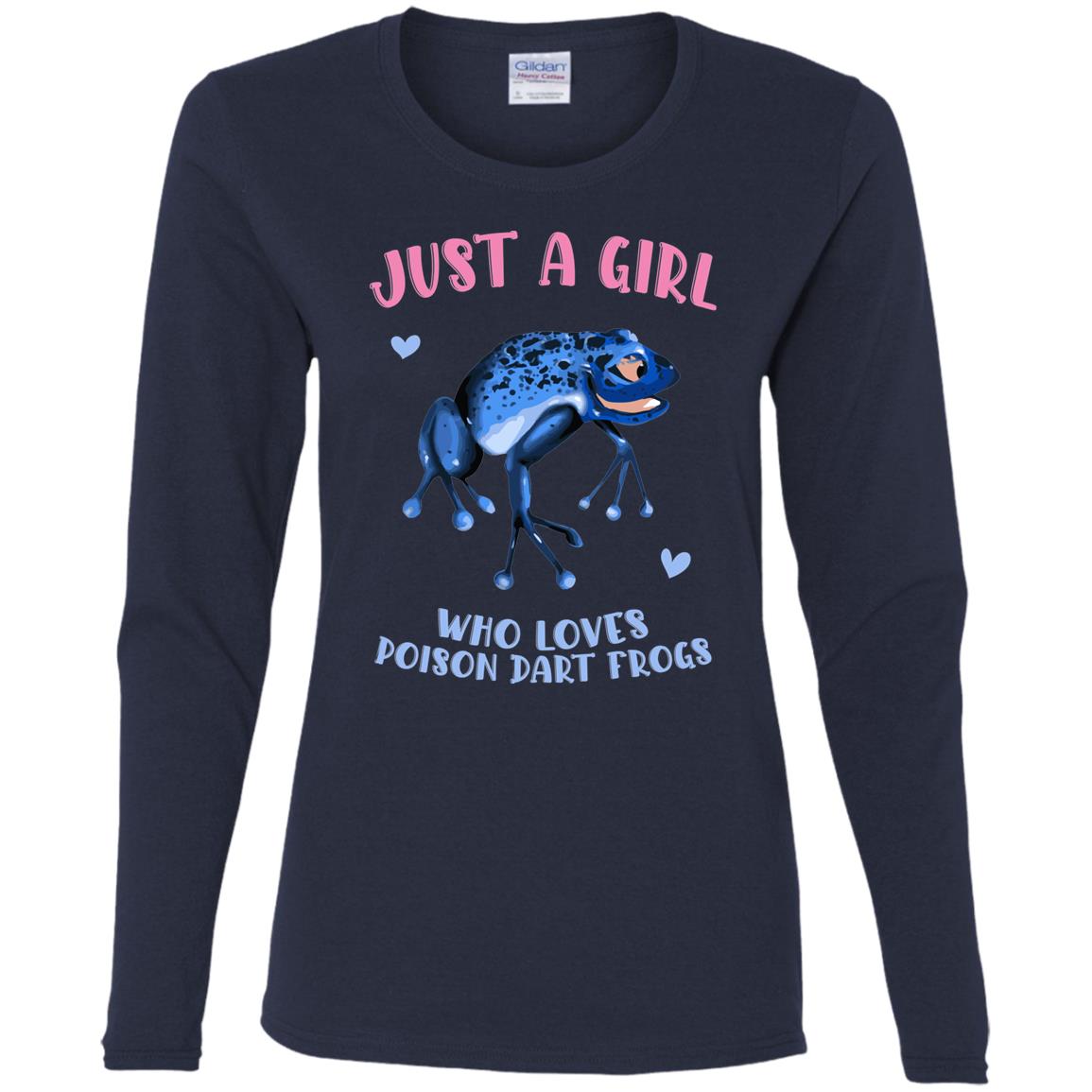 Just A Girl Who Loves Poison Dart Frogs - Women's Long Sleeved T-Shirt