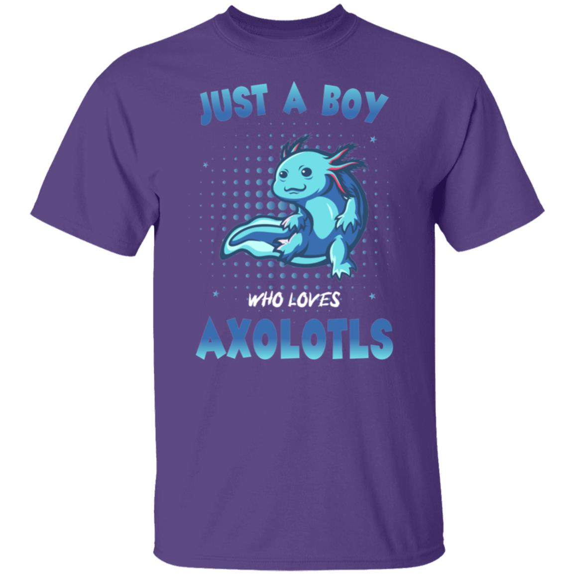 Just A Boy Who Loves Axolotls - Youth T-Shirt