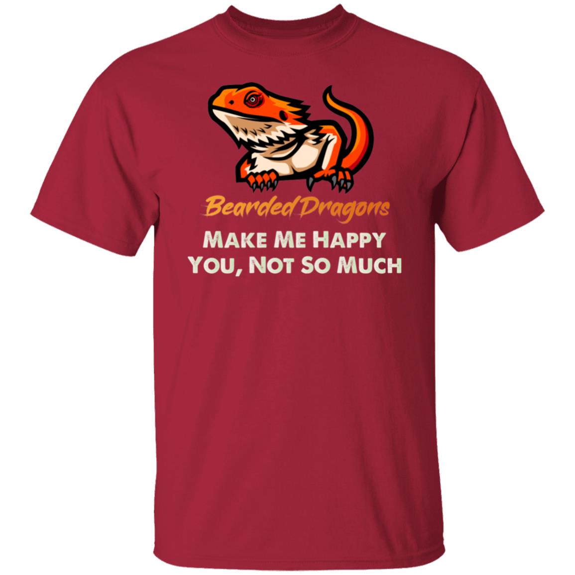 Bearded Dragons Make Me Happy You, Not So Much - Mens T-Shirt