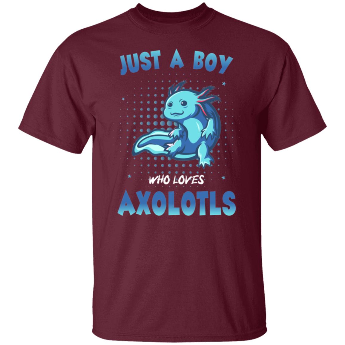 Just A Boy Who Loves Axolotls - Youth T-Shirt