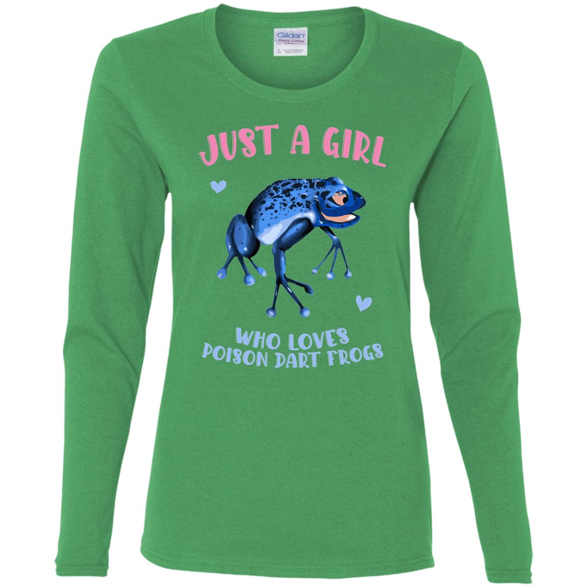 Just A Girl Who Loves Poison Dart Frogs - Women's Long Sleeved T-Shirt