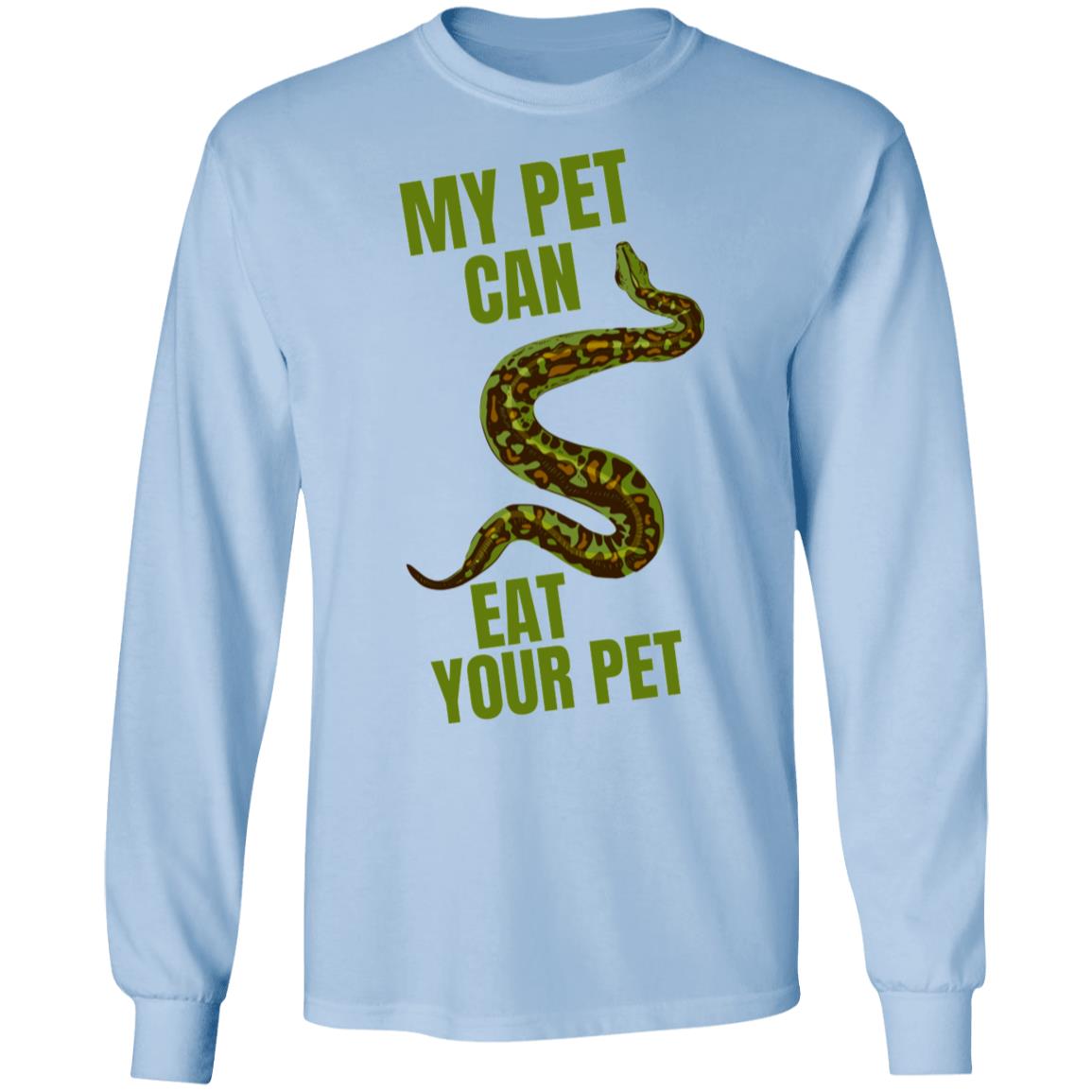 My Pet Can Eat Your Pet - Long Sleeved Men's T-Shirt