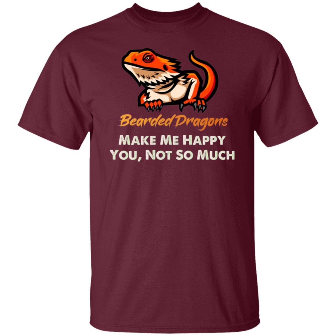 Bearded Dragons Make Me Happy You, Not So Much - Mens T-Shirt