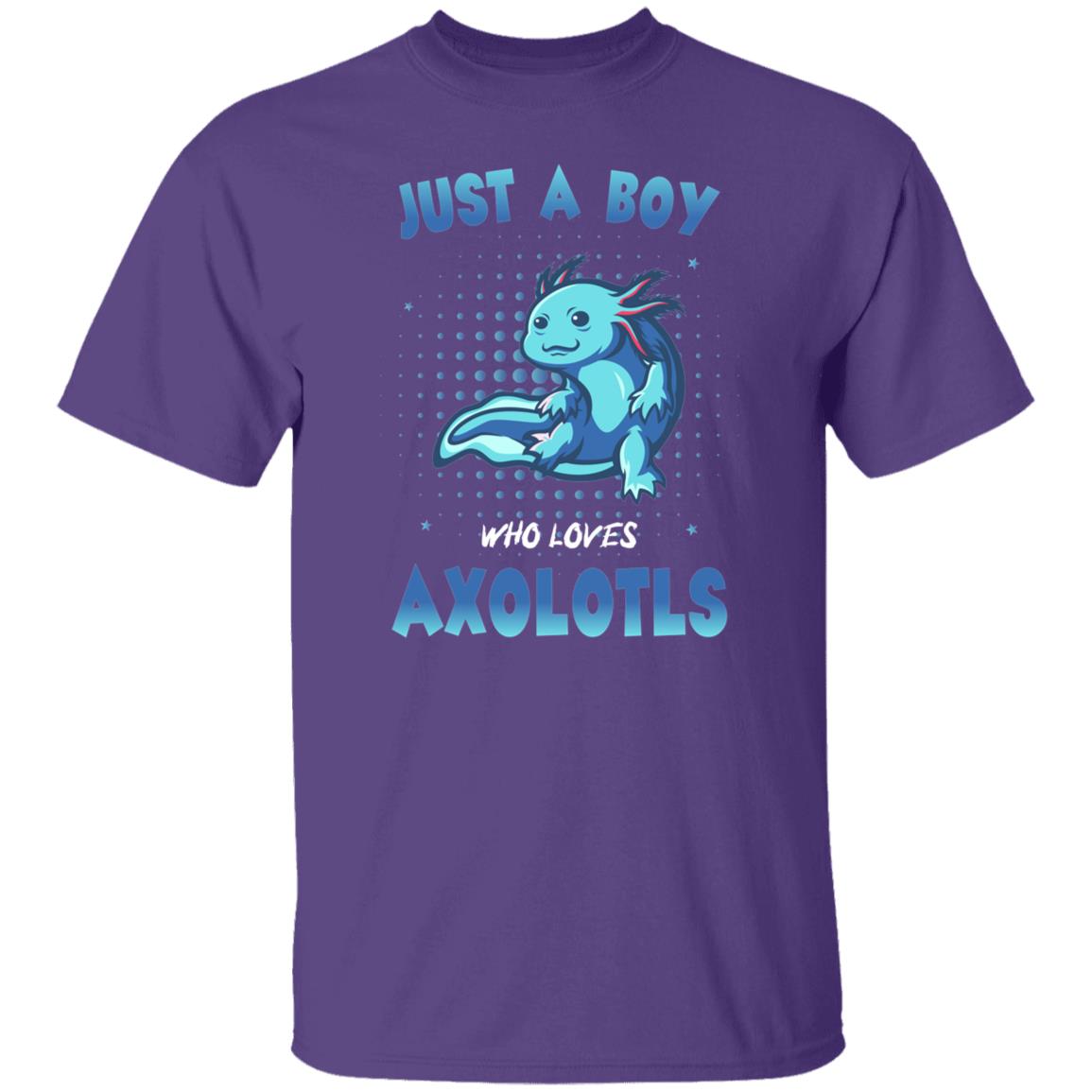 Just A Boy Who Loves Axolotls - Men's T-Shirt