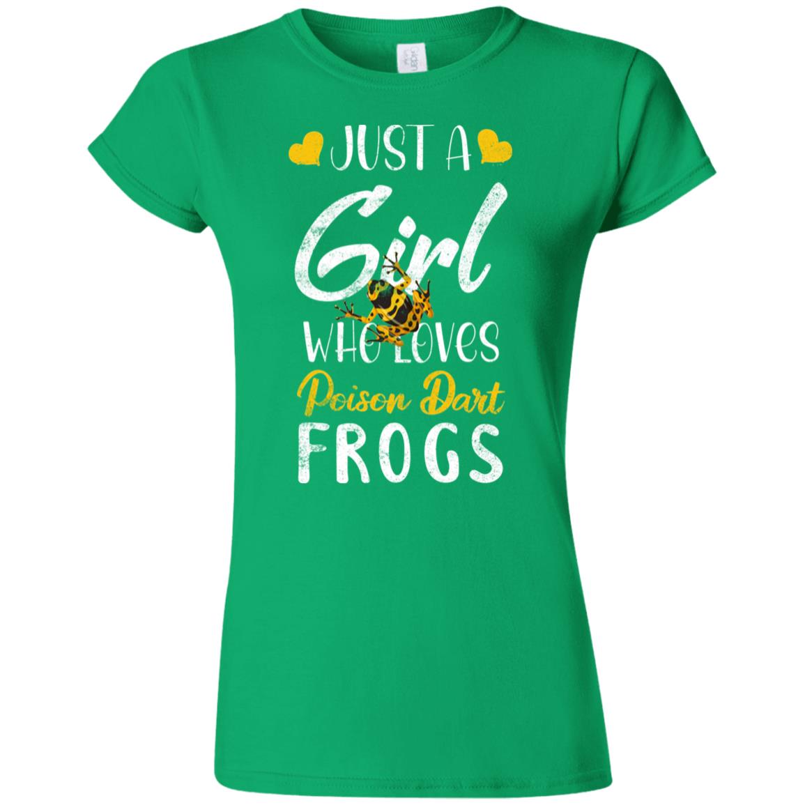 Just A Girl Who Loves Poison Dart Frogs Yellow - Women's T-Shirt