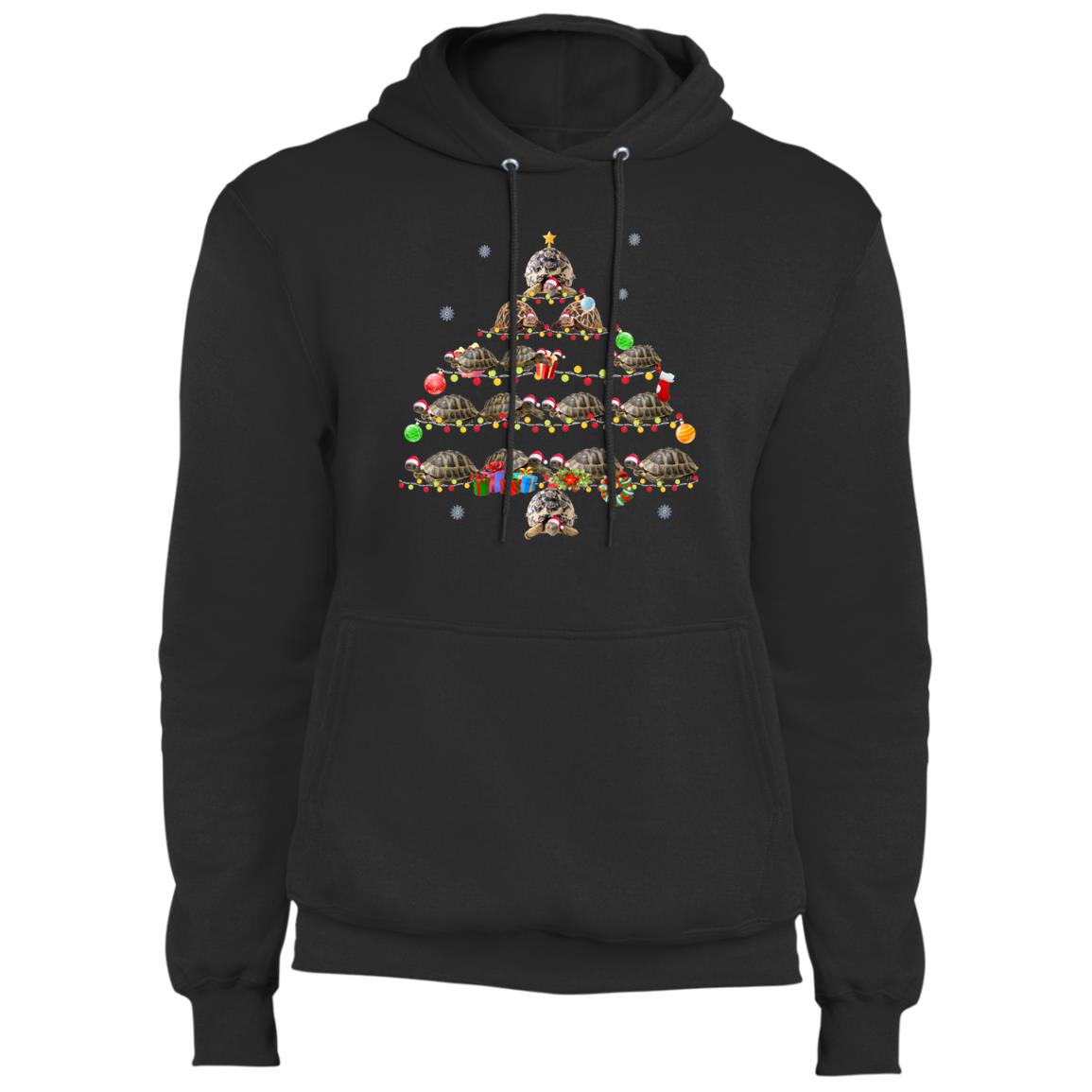 Herpy Holidays - Tortoises - Fleece Pullover Hoodie