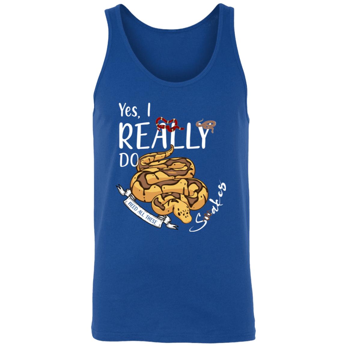 Yes, I Really Do Need All These Snakes - Unisex Tank Top