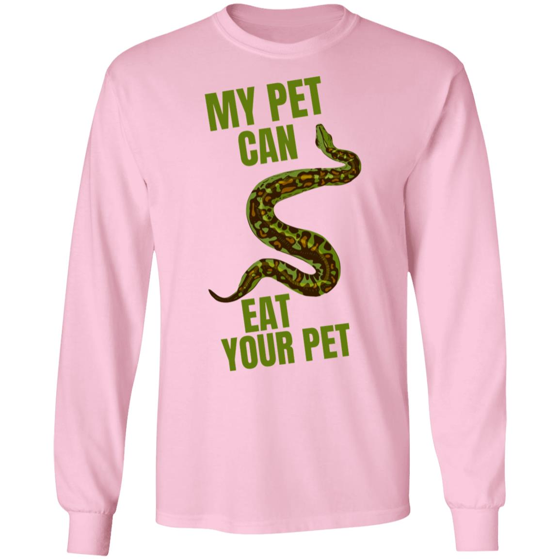 My Pet Can Eat Your Pet - Long Sleeved Men's T-Shirt