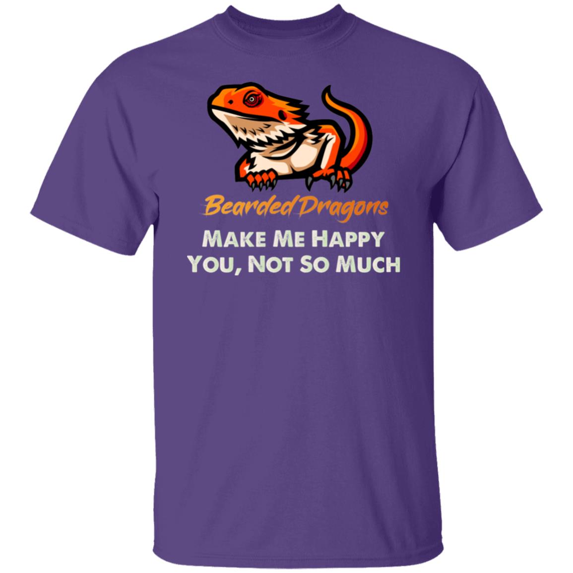 Bearded Dragons Make Me Happy You, Not So Much - Mens T-Shirt