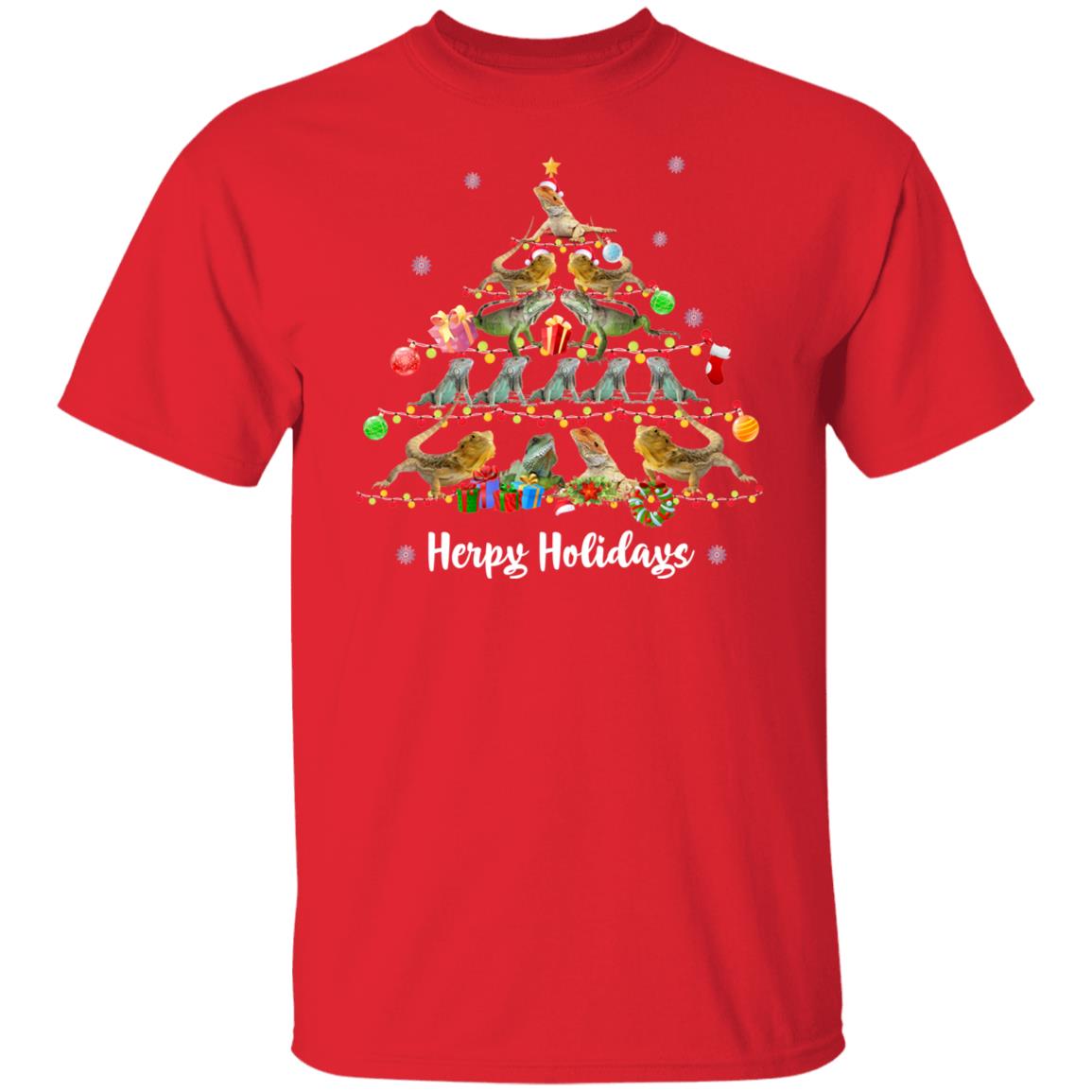 Herpy Holidays - Men's T-Shirt