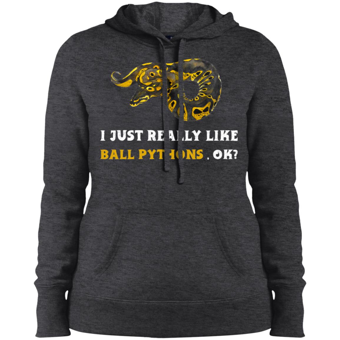 I Just Really Like Ball Pythons, Ok? - Women's Pullover Hooded Sweatshirt