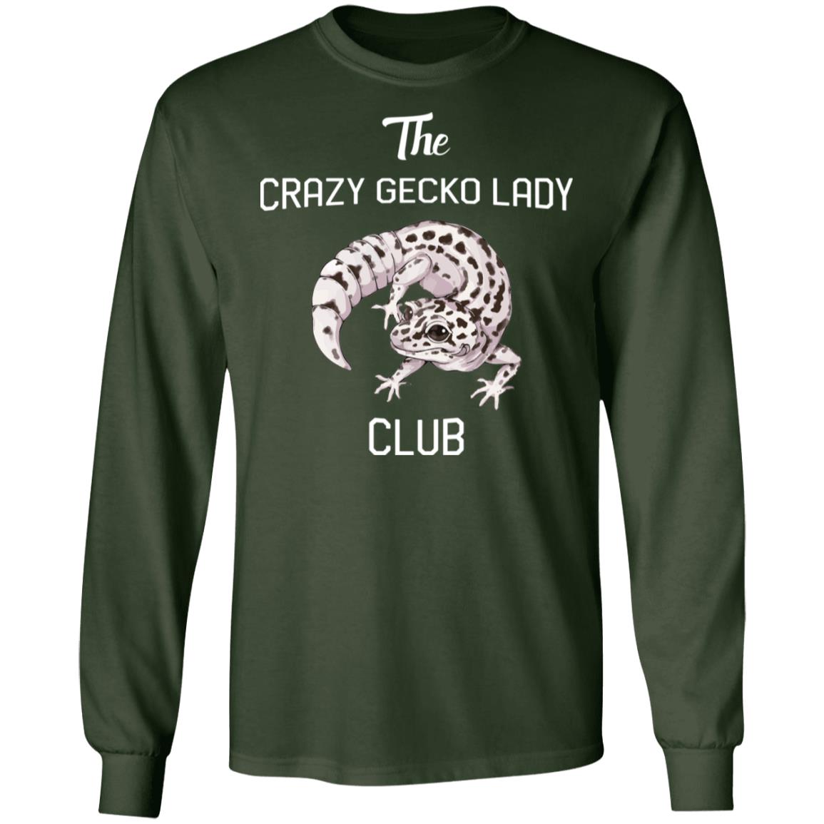 The Crazy Gecko Lady Club - Mens Long Sleeved T-Shirt