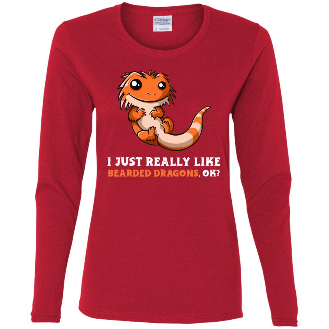 I Just Really Like Bearded Dragons, Ok? - Women's Long Sleeved T-Shirt