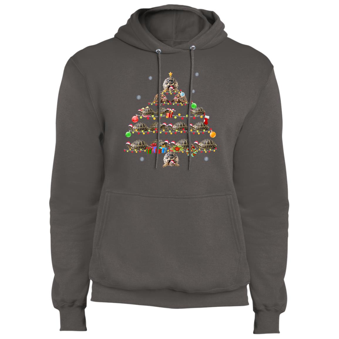 Herpy Holidays - Tortoises - Fleece Pullover Hoodie