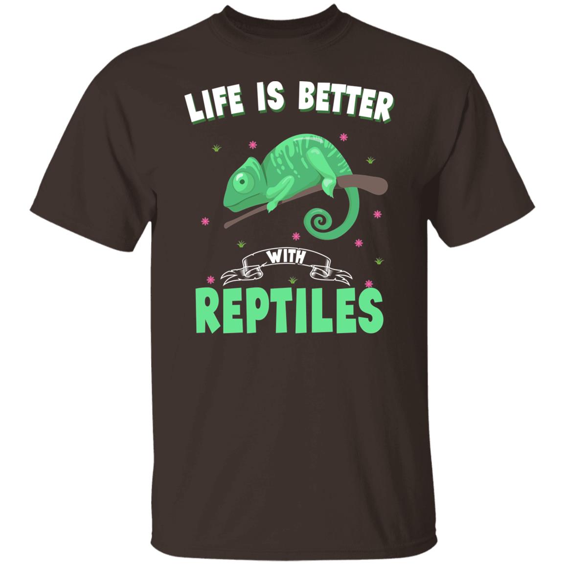 Life is Better With Reptiles - Men's T-Shirt
