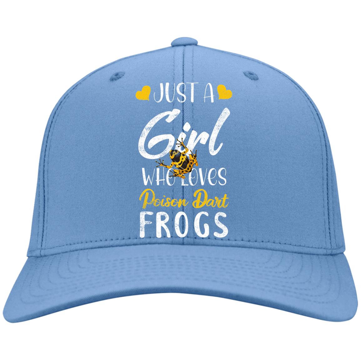 Just A Girl Who Loves Poison Dart Frogs Yellow - Twill Cap