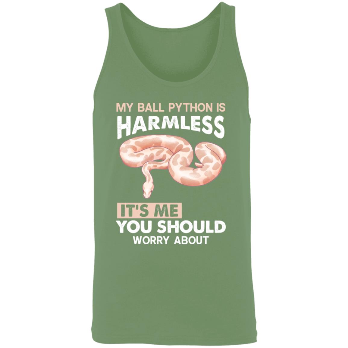 My Ball Python Is Harmless, It's Me You Should Worry About - Unisex Tank Top