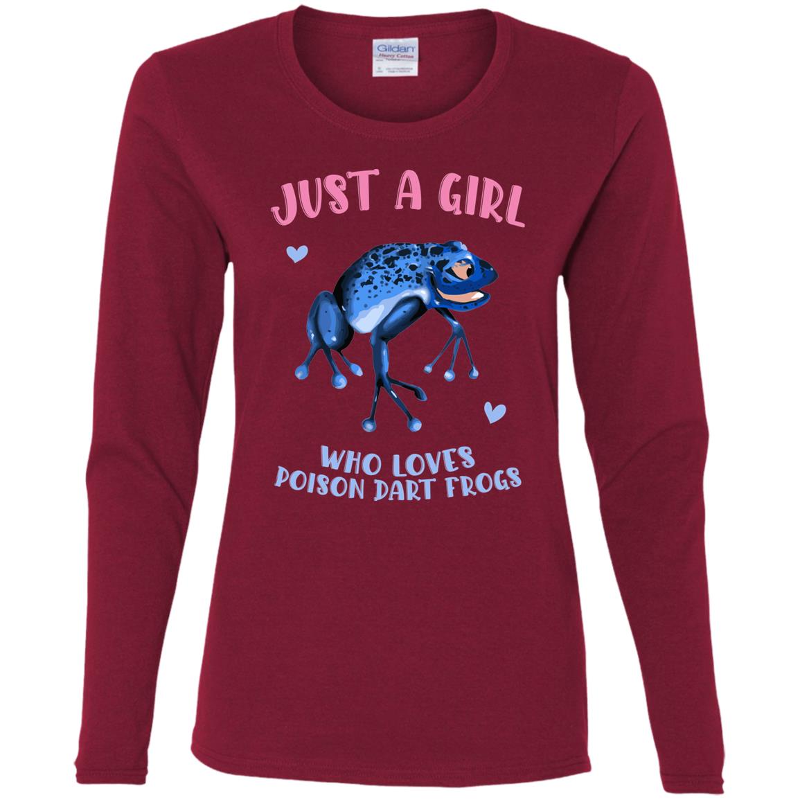 Just A Girl Who Loves Poison Dart Frogs - Women's Long Sleeved T-Shirt