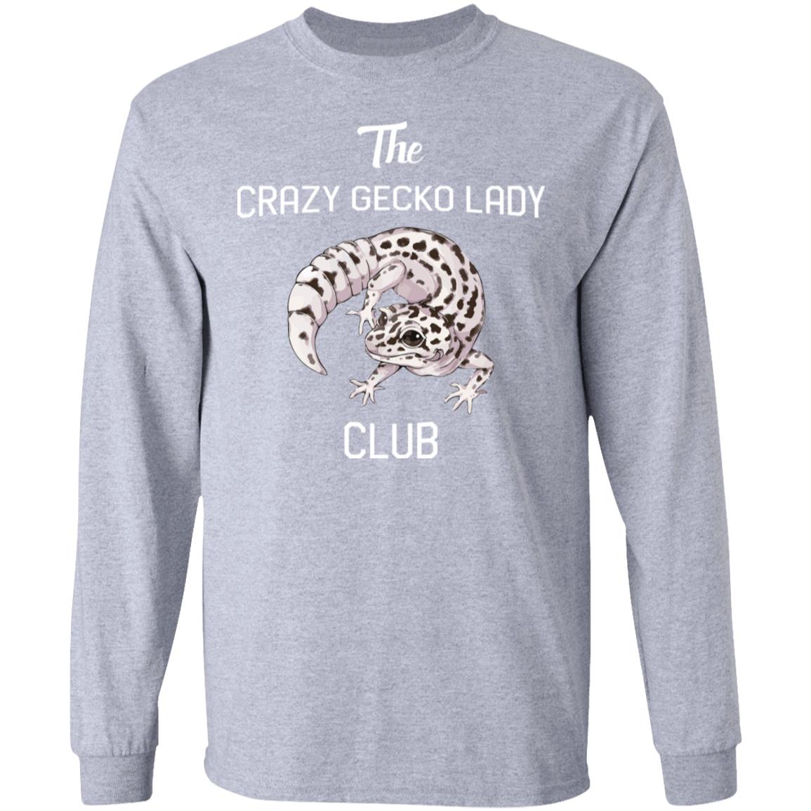 The Crazy Gecko Lady Club - Mens Long Sleeved T-Shirt