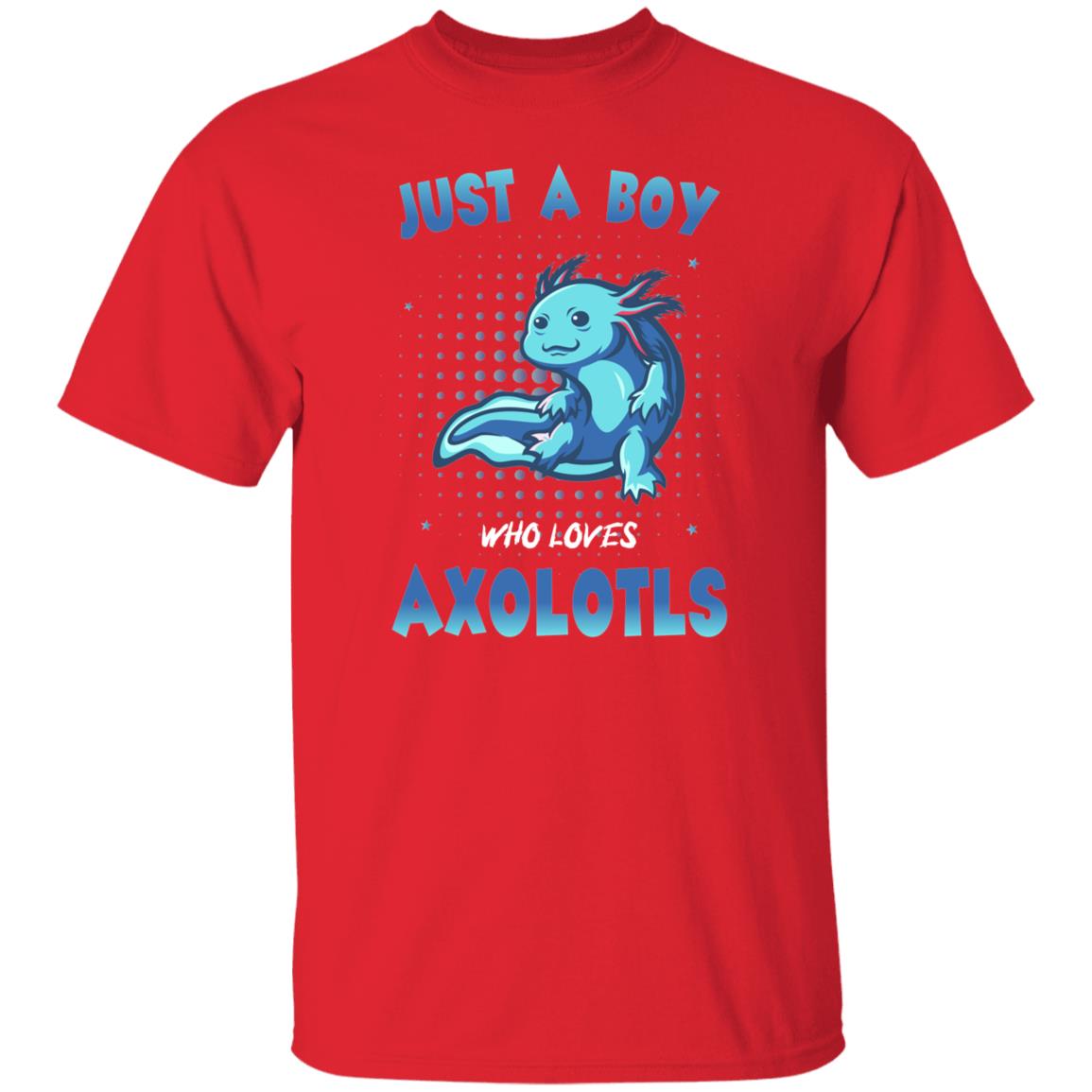 Just A Boy Who Loves Axolotls - Men's T-Shirt