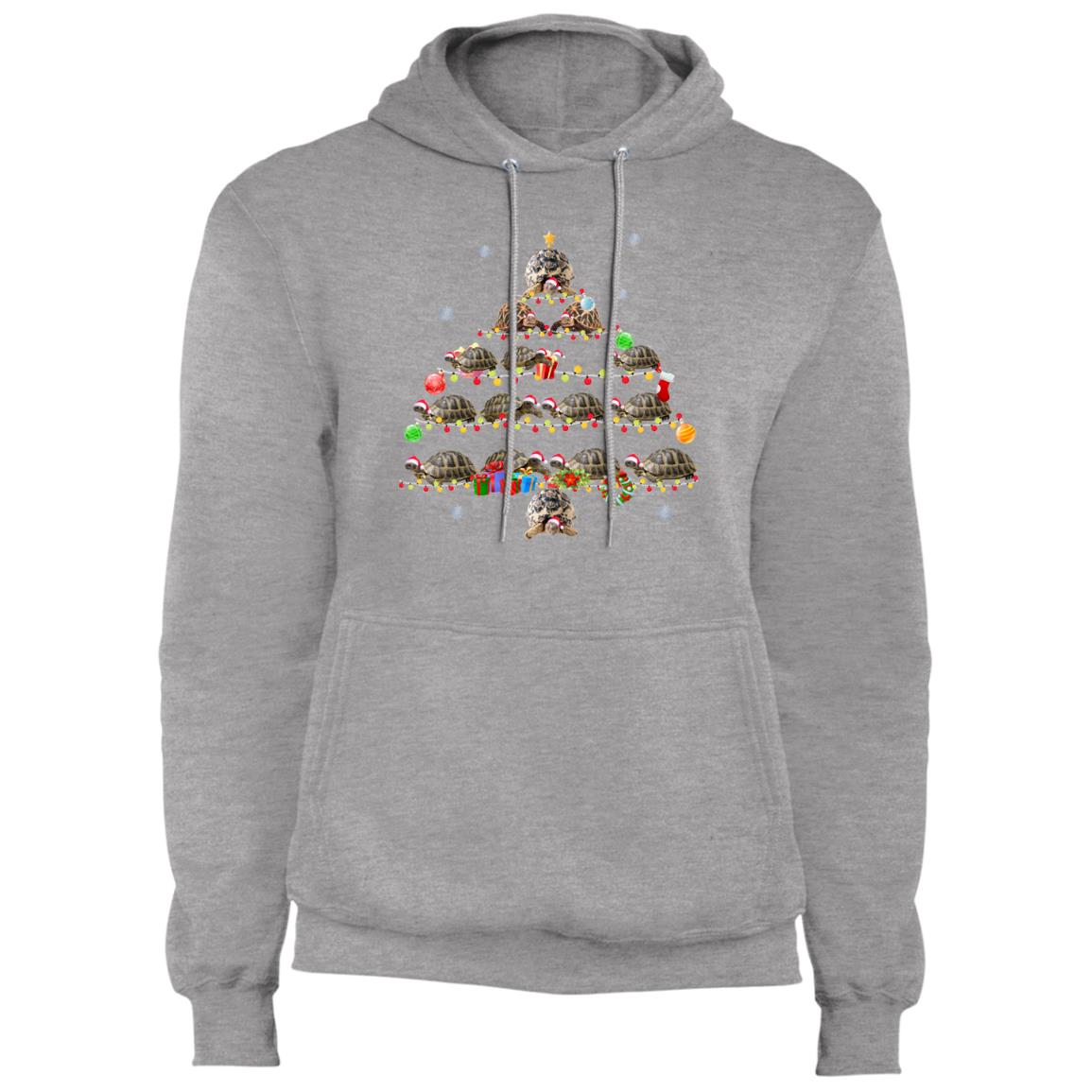 Herpy Holidays - Tortoises - Fleece Pullover Hoodie