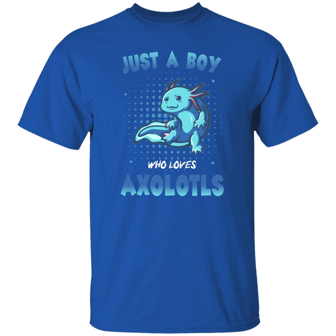 Just A Boy Who Loves Axolotls - Men's T-Shirt