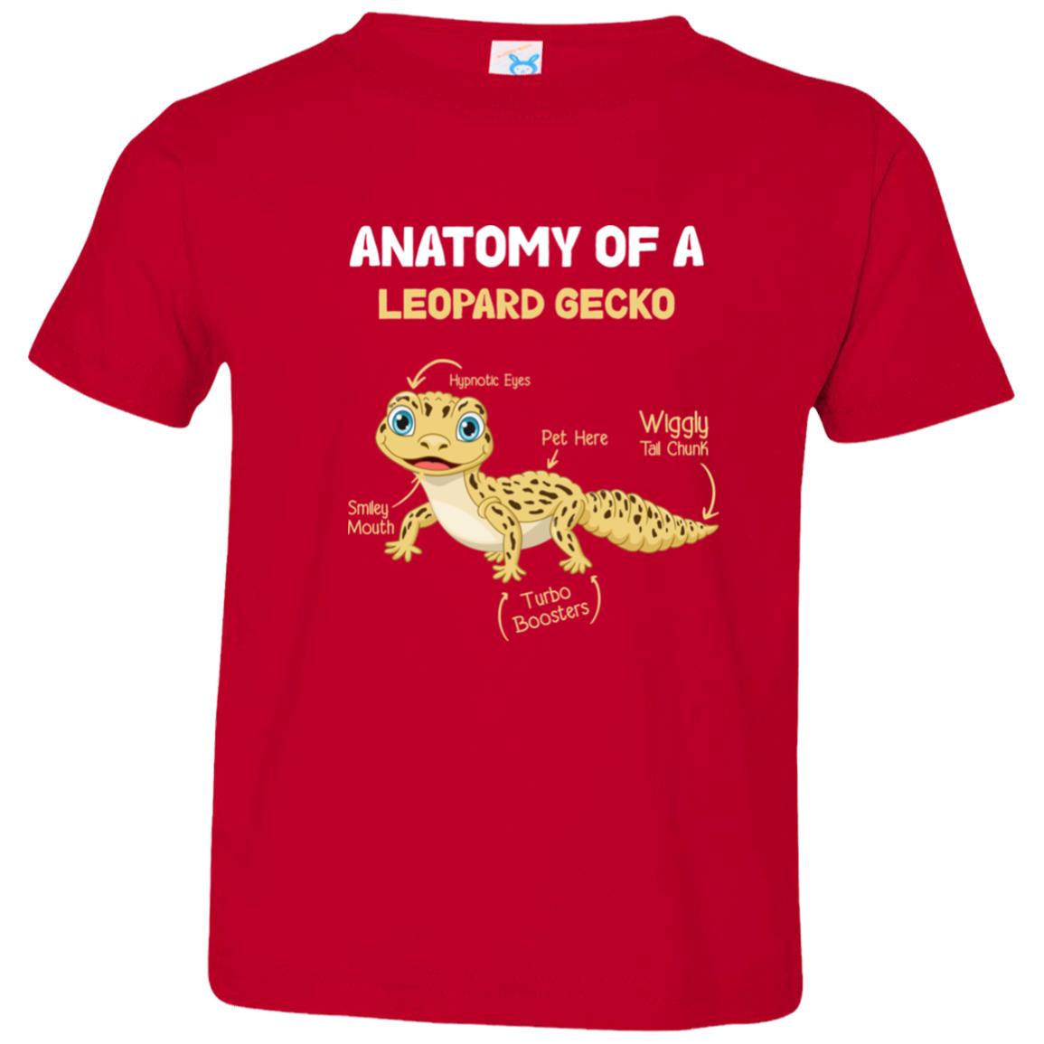 Anatomy of A Leopard Gecko -  Toddler T-Shirt