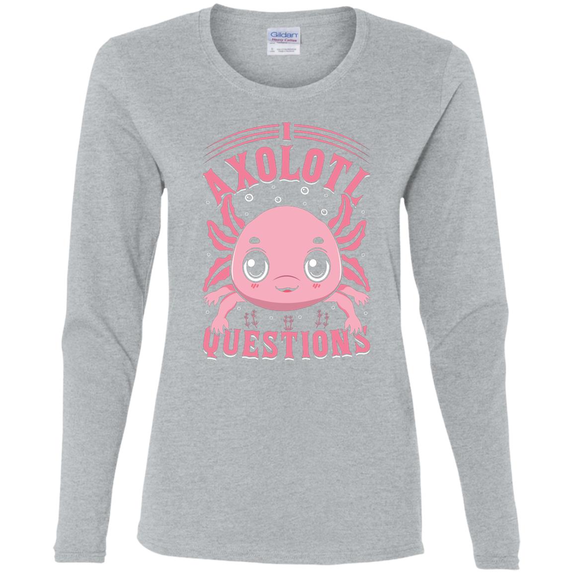 I Axolotl Questions - Women's Long Sleeved T-Shirt