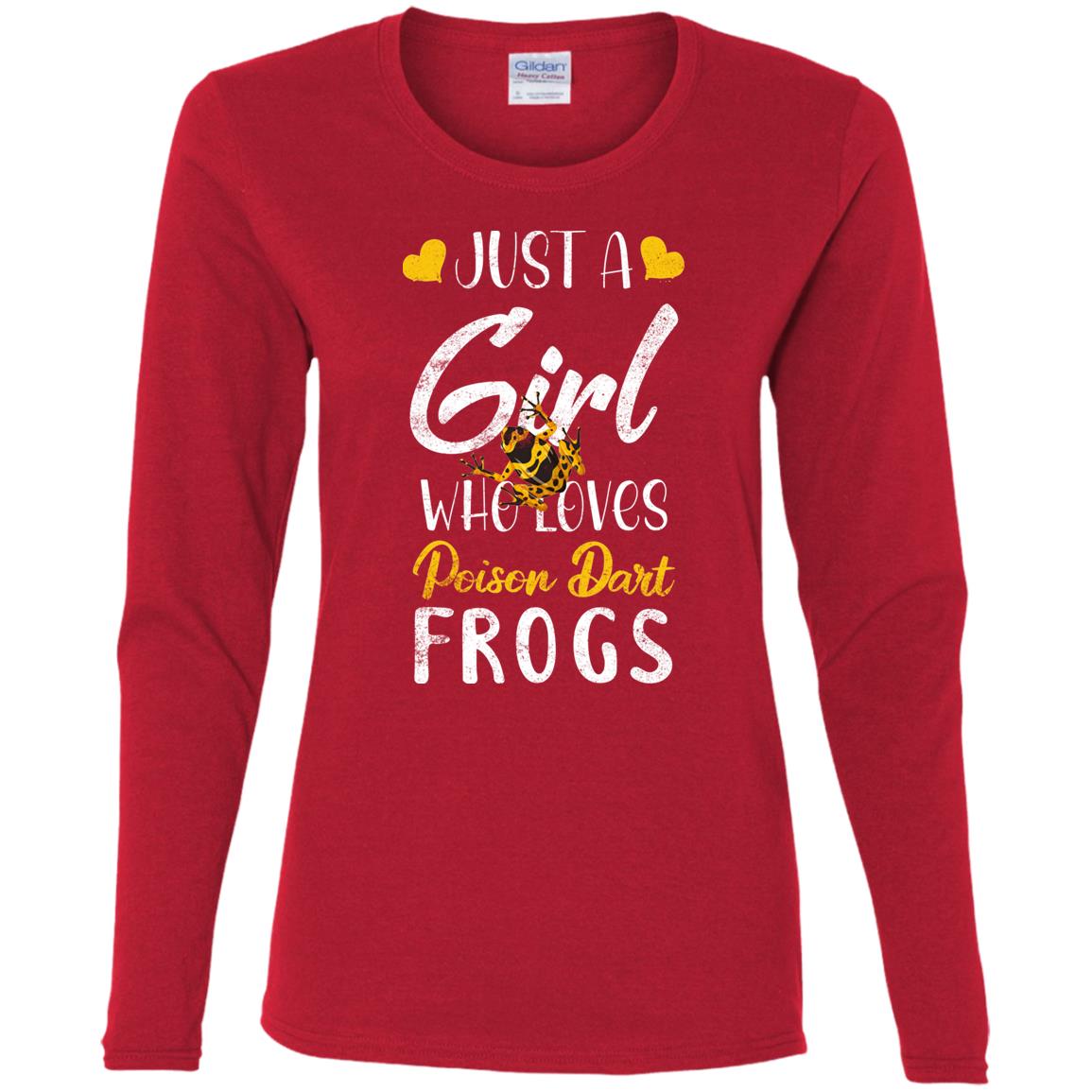 Just A Girl Who Loves Poison Dart Frogs1 - Women's Long Sleeved T-Shirt