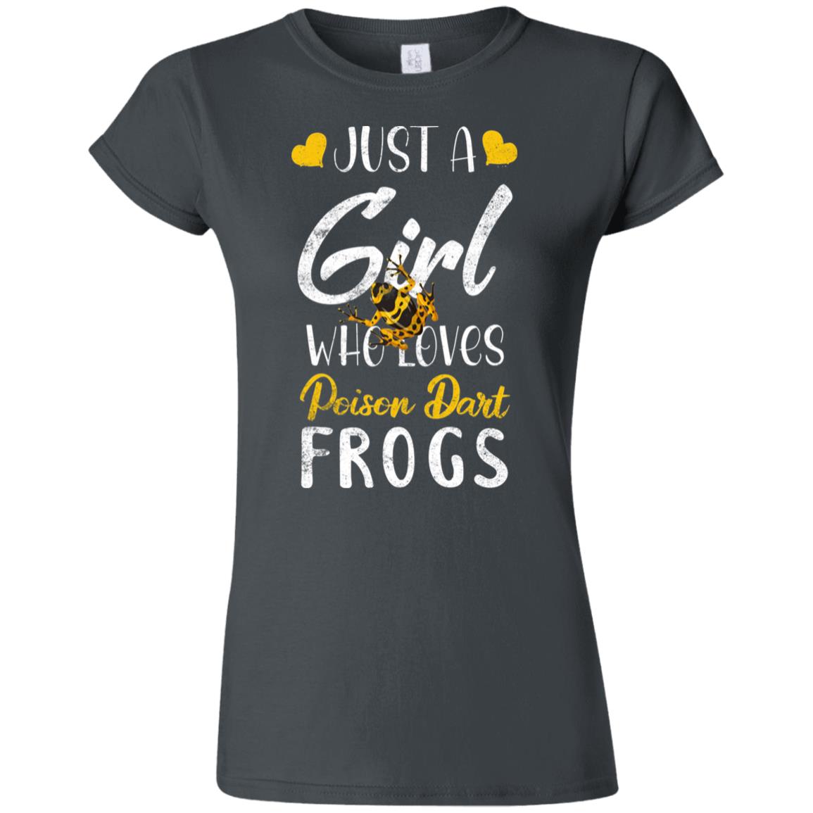 Just A Girl Who Loves Poison Dart Frogs Yellow - Women's T-Shirt