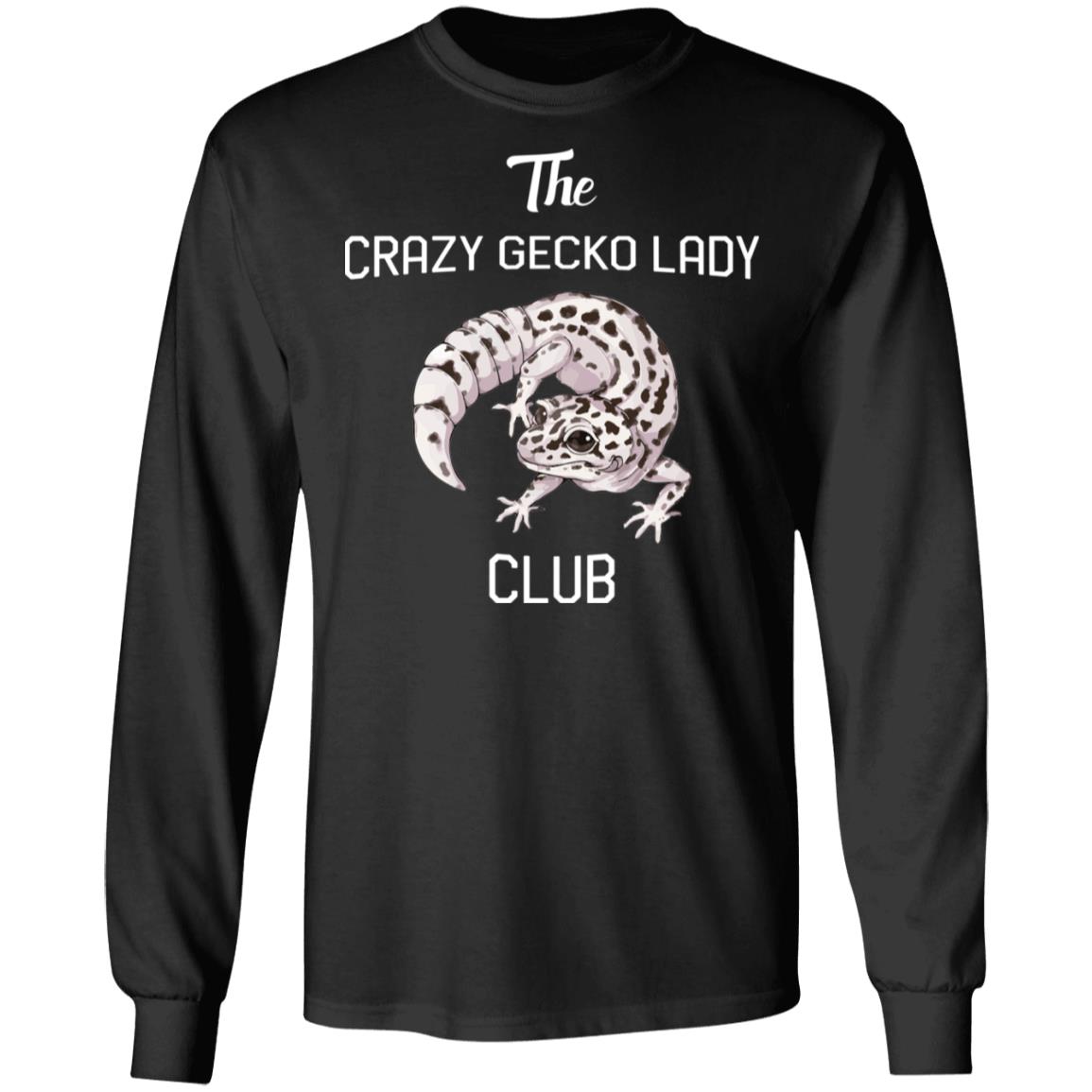 The Crazy Gecko Lady Club - Mens Long Sleeved T-Shirt