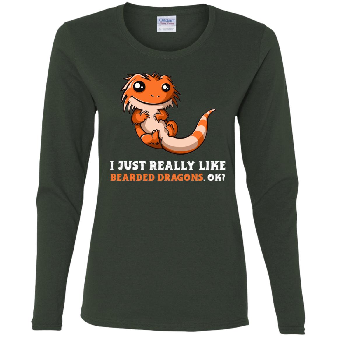 I Just Really Like Bearded Dragons, Ok? - Women's Long Sleeved T-Shirt