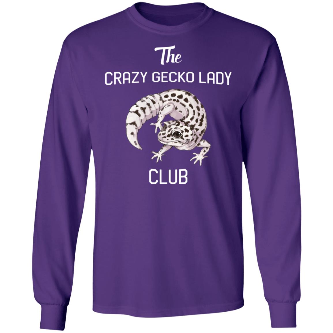 The Crazy Gecko Lady Club - Mens Long Sleeved T-Shirt