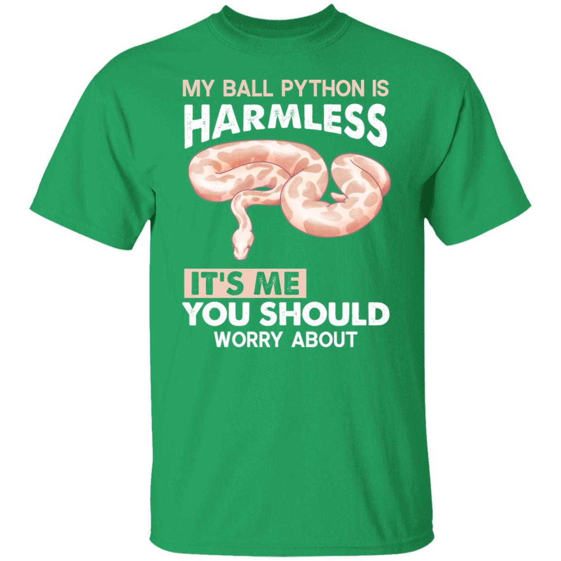 My Ball Python Is Harmless, It's Me You Should Worry About - Men's T-Shirt